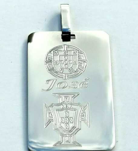 Pendentif acier gravé croix - pendentif,