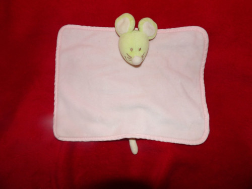 Doudou plat tex souris verte - tex,