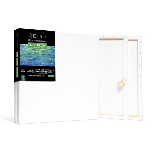 Toile peinture 50x50 lot - 50x50, cm,