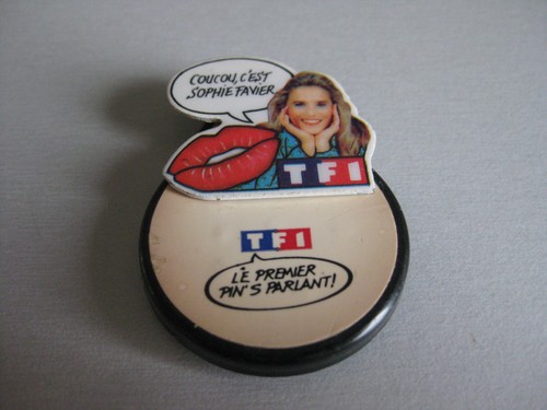 Pin parlant tf1 sophie - pin's, "