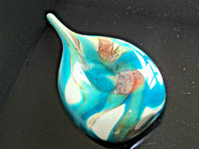 An 80/90 - Vase soliflore verre - MDINA GLASS Malte - Attribué à Michael Harris