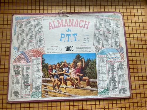 Calendrier almanach postes - ,