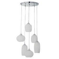 Suspension Luminaire De Plafond Pattern Chrom Ø40Cm Max. 6 X 40W E27 Réglable