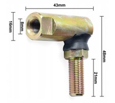 Tracteur de pelouse 3/8"-24 UNF MTD tondeuse autoportée direction rotule rotule