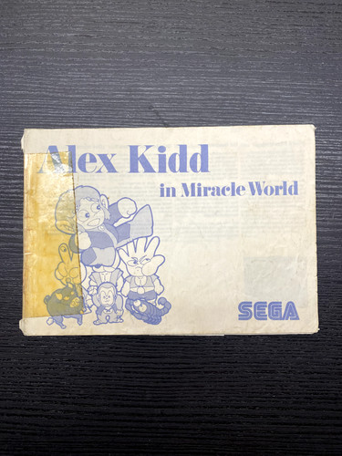 Notice seule alex kidd - notice,