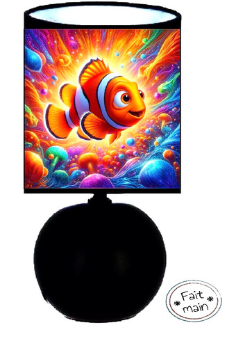Lampe chevet némo cadeau - lampe, némo.
