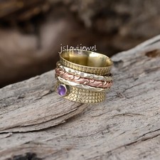 Bague toupie en argent