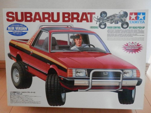 Tamiya subaru brat - brat, blue