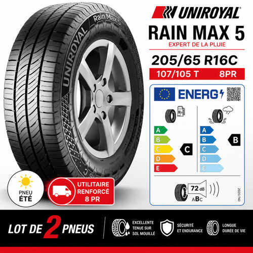 Lot pneus 205 - 2, 205/65