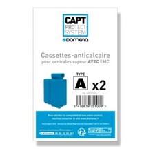 Cassette anti-calcaire emc type a par 2 - centrale vapeur