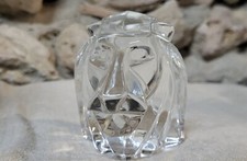 Tête de lion en cristal -
