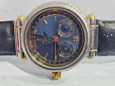 Montre Automatique Rare Philippe Charriol Triple Date Phase De Lune Suisse