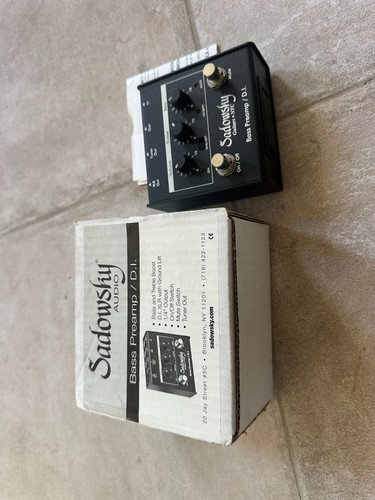 Sadowsky outboard bass preamp - sadowsky,