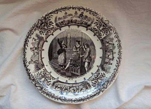 Assiette parlante histoire
