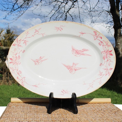 Ancien plat faïence - plat, de