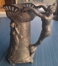 Pichet étain Art Nouveau