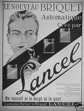 PUBLICITÉ 1927 LANCEL LE