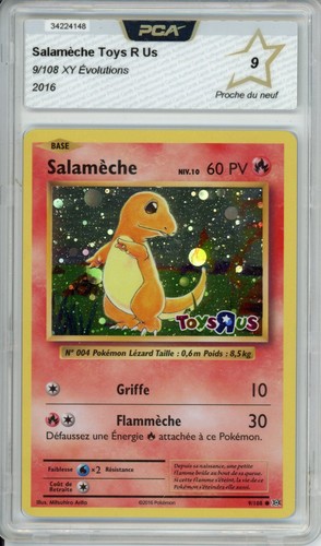 Carte pokémon salamèche - carte,