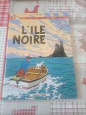 Livre tintin île - livre, noire