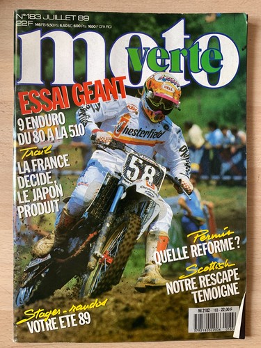 Moto verte magazine 183 du - moto,
