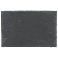 Lot de 6 Assiettes Plates "Ardoise" 30cm Gris