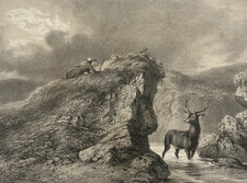 CERF Guet Apens LITHOGRAPHIE