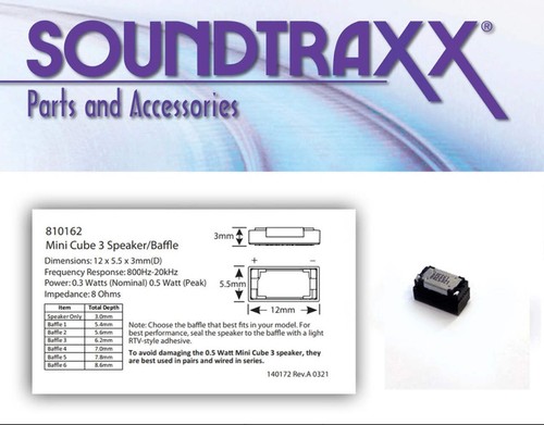 Soundtraxx 810162 mini cube - soundtraxx, 3