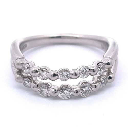 Bague type alliance pt900 - bague,