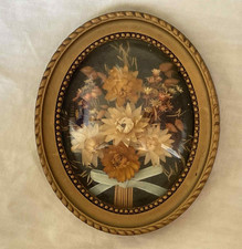 ANCIEN CADRE FLEURS SÉCHÉES