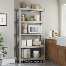 Lot De 2 Étagère en acier,5