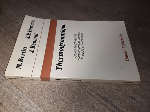 Thermodynamique cours - thermodynamique, de