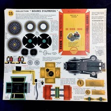 MAQUETTE BOLIDES D'AUTREFOIS 15 -TACOT SHELL BERRE CARTON DE Dion 1888