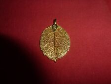 SUPERBE PENDENTIF FEUILLE