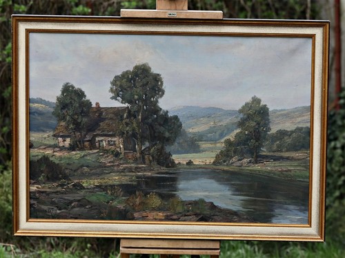 Ancien tableau huile - ancien,
