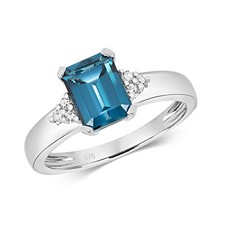 Bague Solitaire Femme Or Blanc