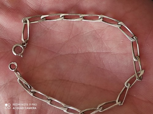 Bracelet vintage maille figaro