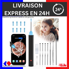 Kit Otoscope Oreille Camera 1920P HD Étanche 3,5 mm USB-C 6 LED pour IOS Android