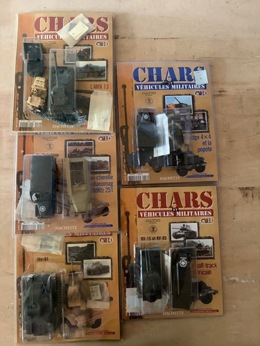 Lot chars vehicules - chars, et