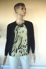 CARDIGAN GILET NOIR CHIC