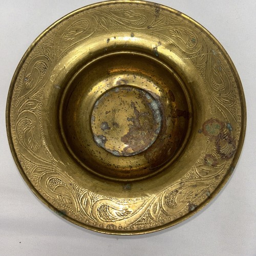 Assiette creuse laiton - assiette,