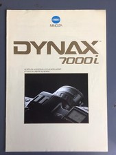 Brochure MINOLTA DYNAX 7000i -