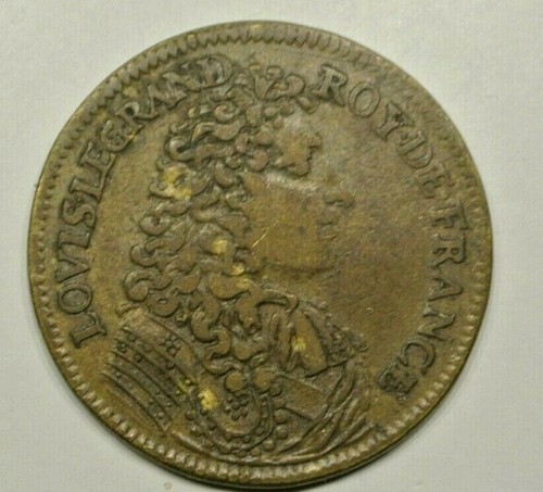 Louis xiv superbe jeton - louis,
