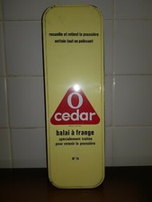 Boite Fer Ancienne Pub balai  O Cedar N°14
