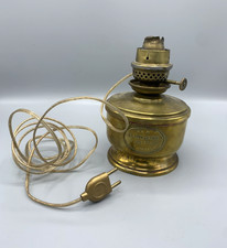 Lampe à huile laiton H. Luchaire Paris – PLM train chemin de fer – électrifiée