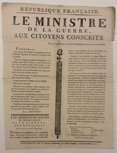 Placard 1799 berthier - placard, –