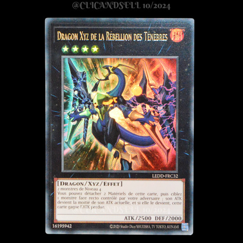 Carte dragon xyz de - yu-gi-oh!,