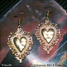 Boucles d'Oreille CŒUR & ANGE