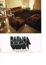 PUBLICITE  1974   DARNAL DESIGN   meubles canapés