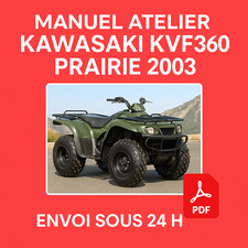 Manuel Atelier Kawasaki KVF360