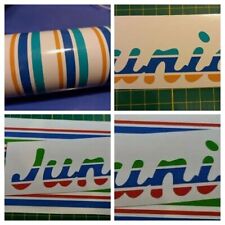 Kit déco Peugeot 205 Junior autocollant bandes et monogrammes